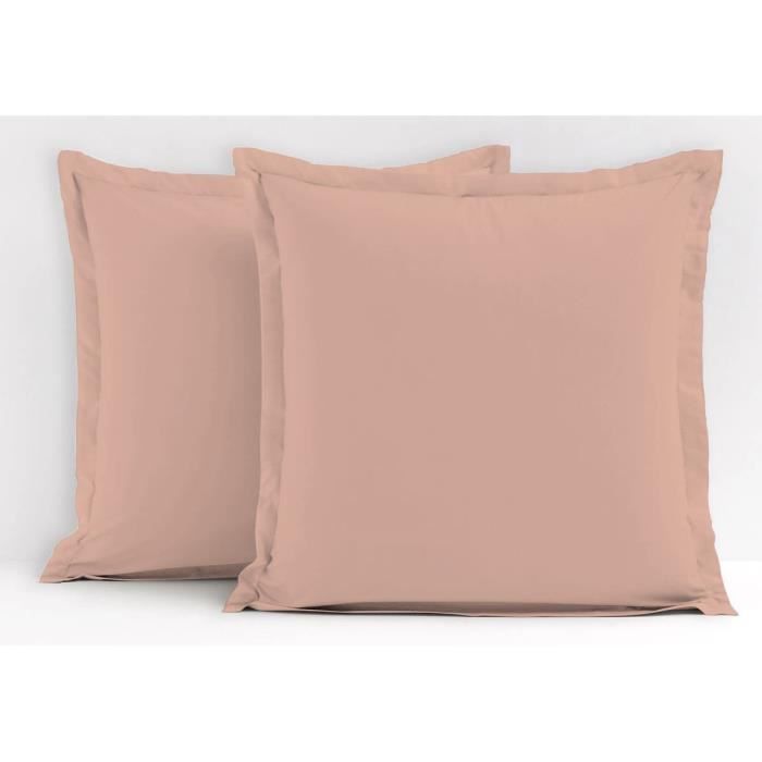 Set of 2 pillowcases - LOVELY HOME - LH71620 - 63 x 63 cm - Pink