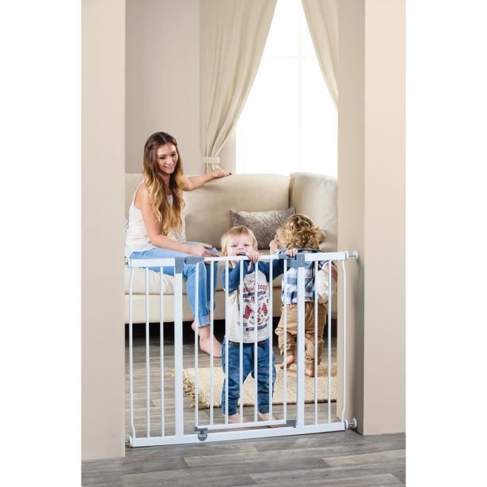 DREAMBABY Safety gate Extra large LIBERTY - By pressure - L 99/105.5 x H 75 cm - White