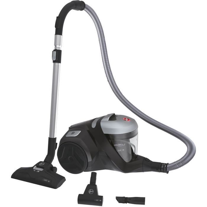 Bagless Canister Vacuum Cleaner - HOOVER - HP320PET - 850 W - 2 L - 75 dBA - Special animals