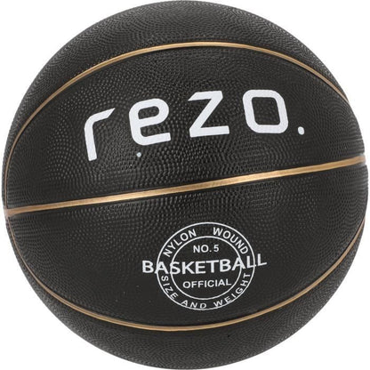 Basketball - REZO - Rubber - Size 5 - Gold - Firm Grip