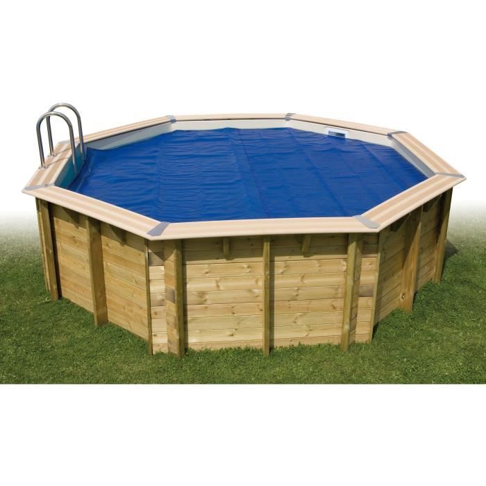 Bubble cover for wooden swimming pool - UBBINK - Rectangular 250x450 - Blue - 400 microns