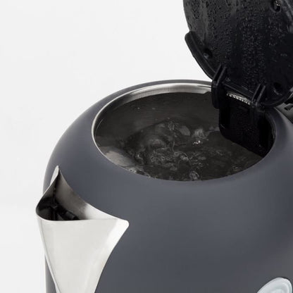 H.koenig / Boe52 - kettle - Capacity: 1.7 L - Adjustable temperature: 40 to 110 ° C - LCD screen - Power: 2200W - matt gray