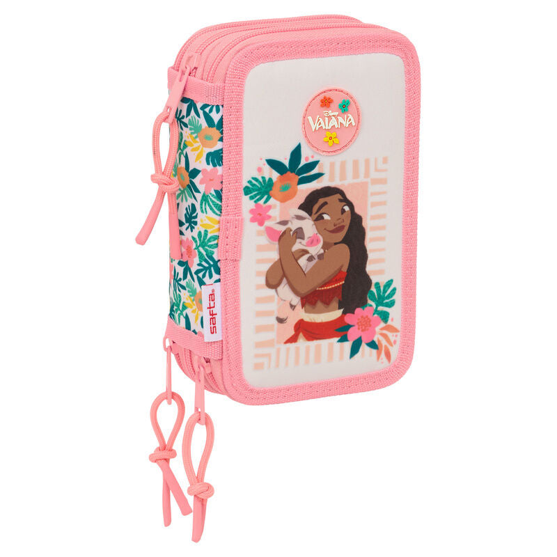 Disney Moana Vaiana triple pencil case 37pcs