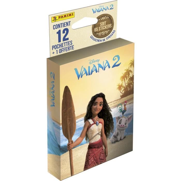 Blister - PANINI - Vaiana 2 - 12 pockets - 1 free - 65 stickers