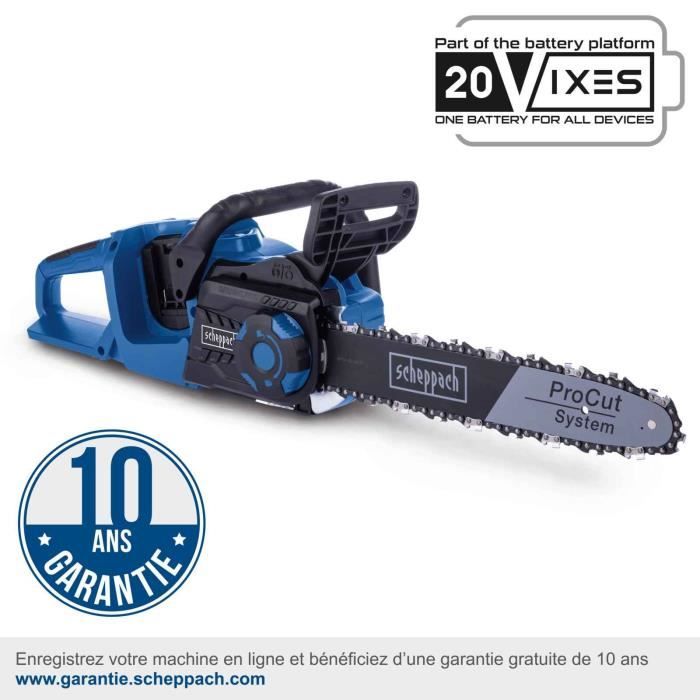 SCHEPPACH BC-CS355Duo-X cordless brushless chainsaw - 2x20V - 20V IXES - ProCut 14 - without battery or charger