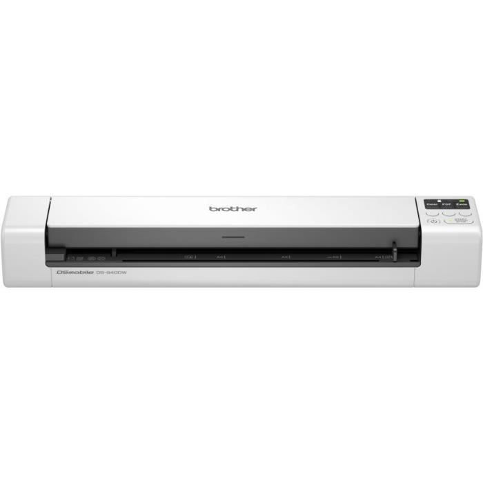BROTHER DS-940 Mobile Scanner - A4 - Duplex - WiFi - Integrated Battery - 15 ppm - Color - Black / White - Scan to USB