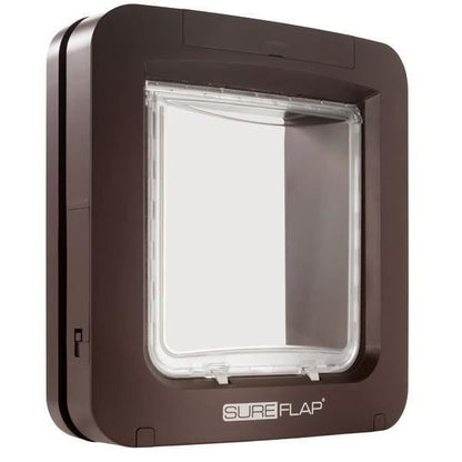 Sureflap Grande Chatiere has electronic chip - brown - 178 mm x 170 mm (memorization of a maximum of 32 chips)