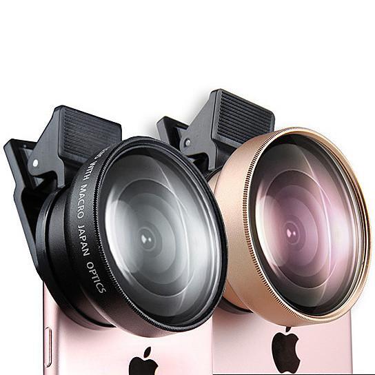Color: Black - Ultra Wide Angle Camera Lens For Mobile Phone