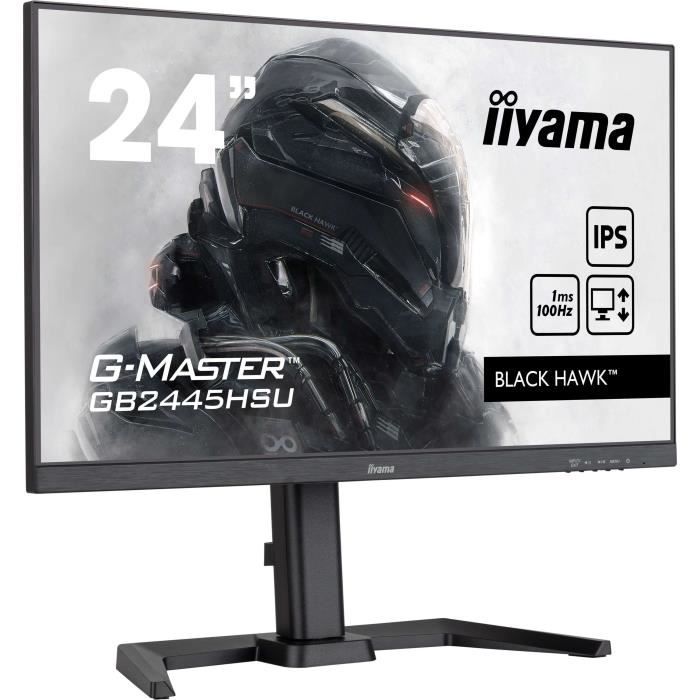 PC screen - IIYAMA - GB2745HSU-B2 - 27 FHD - IPS - 100Hz - 1ms - HDMI/DP/USB HUB - Black
