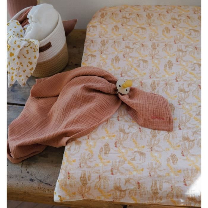 Changing mat - DOMIVA - Honey Moon - Ultra comfortable - Reversible and removable cover