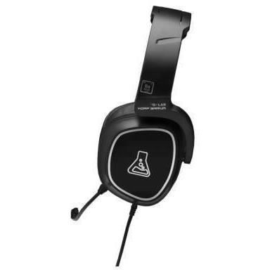 Wired Gaming Headset - THE G-LAB - KORP BARIUM - Black