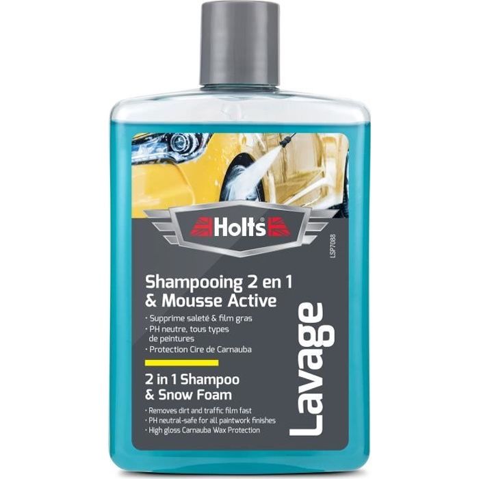 HOLTS Super Foaming Shampoo + Carnauba Wax - 475ml