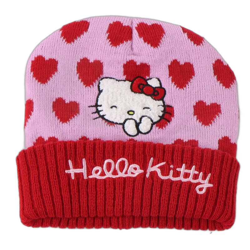 Hello Kitty winter set snood hat gloves