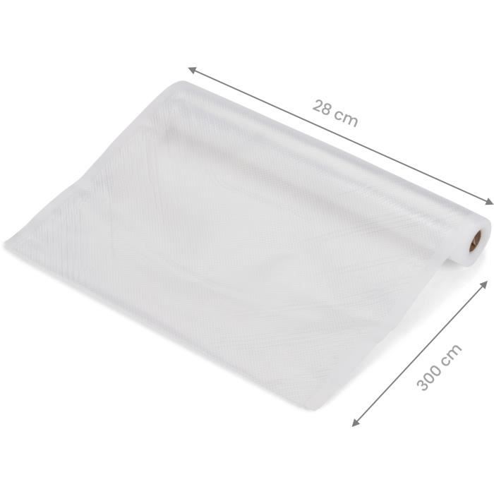 Vacuum Sealer - LIVOO - DOM504 - 110W - 2 functions - 3 modes depending on the food - Film roll included - Integrated cutter