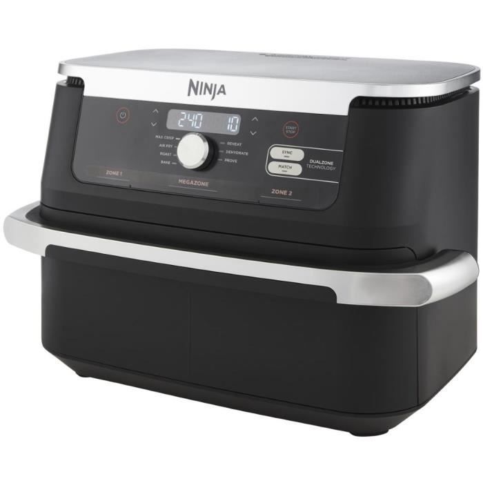 Oil-free fryer - NINJA - AF500EU - Foodi Flex - 10.4 L - 32.7 x 49.6 x 31.6 cm - Black