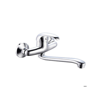 Rousseau Mambo kitchen mixer - Without shower - Chrome gray