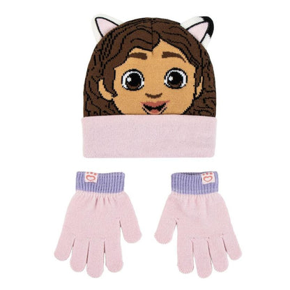 Gabbys Dolls House hat and gloves set