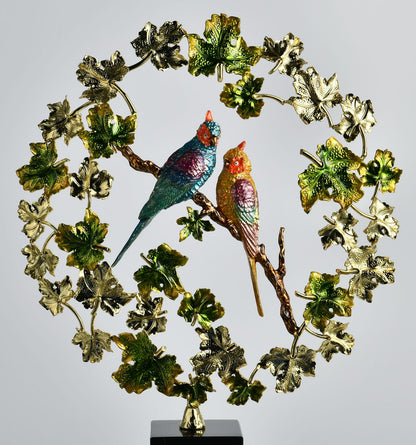 Songbird Garden Ring Sculpture