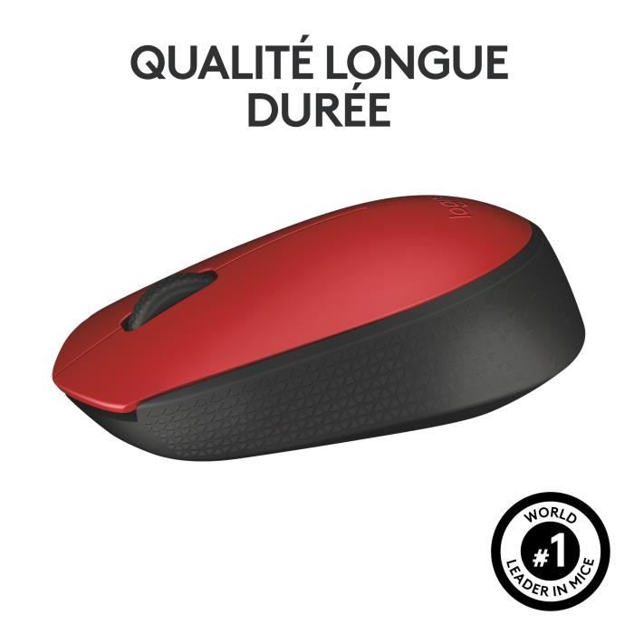 LOGITECH Wireless Mouse M171 Red