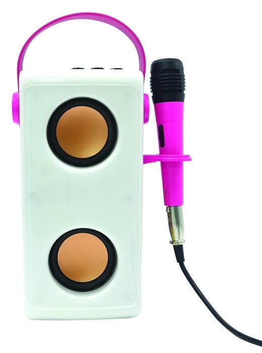 Barbie Powerful Light-Up Bluetooth Speaker with Mic