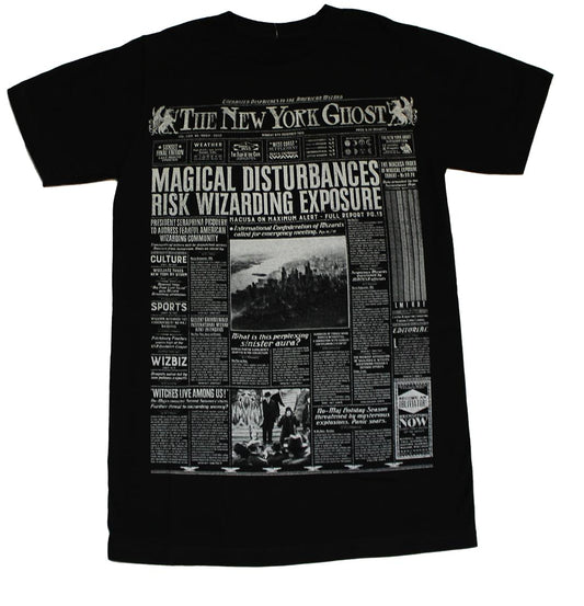Harry Potter NY Ghost Adult Black T-Shirt - Loot Crate Exclusive - 3XL
