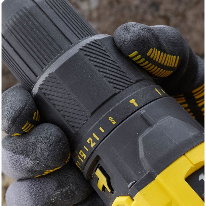 50 Nm impact drill driver - 18V Lithium - 2 x 2Ah Batteries - STANLEY FATMAX V20 - SFMCD711D22-QW