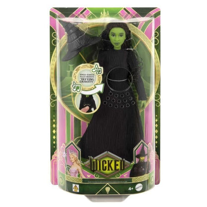 Mattel-Wicked-Elphaba Singing Doll with Dress-Up and Accessories - Wicked - HYM40