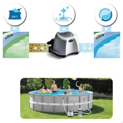 Intex - 26662 - QS200 salt sterilizer for swimming pools up to 8 m3
