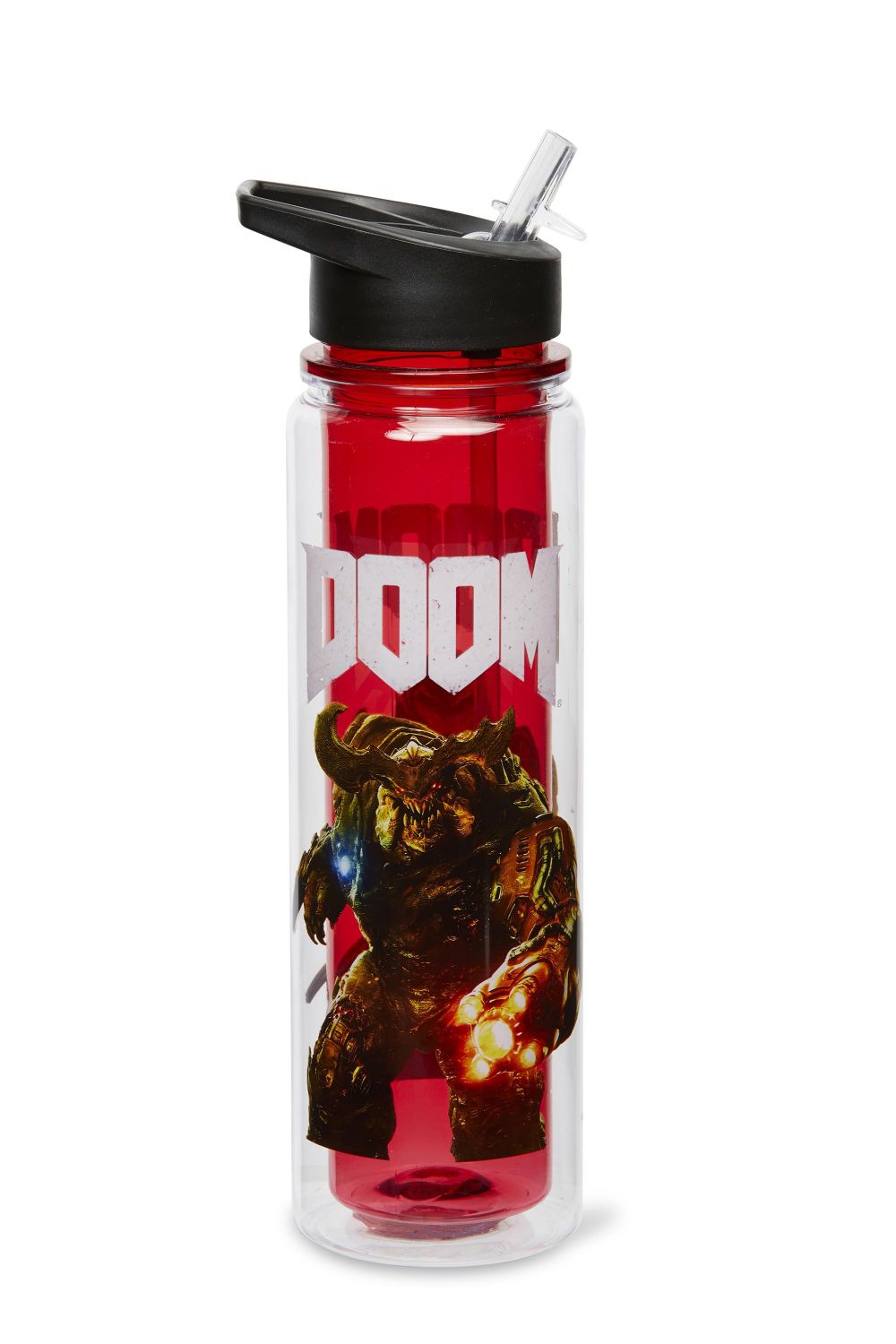 DOOM Cyberdemon 16oz Double Walled Plastic Water Bottle