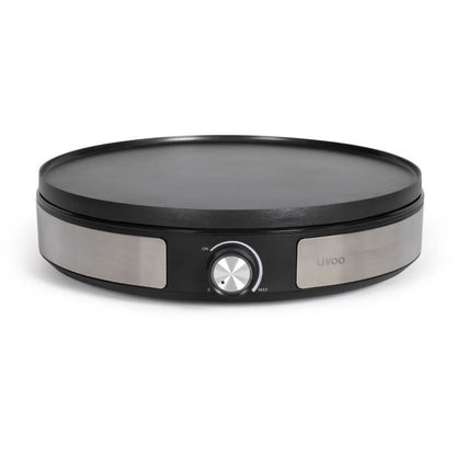 Reversible crepe maker - LIVOO - DOP247 - 1500W - Reversible plate: 1 x Ø33 or 7 x Ø10 cm - Non-stick - Adjustable thermostat