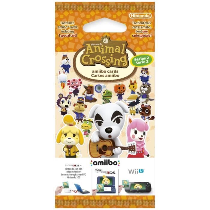 Animal Crossing Cards Series 2 (pack of 3 cards - 1 special + 2 normal)