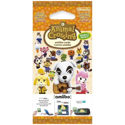 Animal Crossing Cards Series 2 (pack of 3 cards - 1 special + 2 normal)