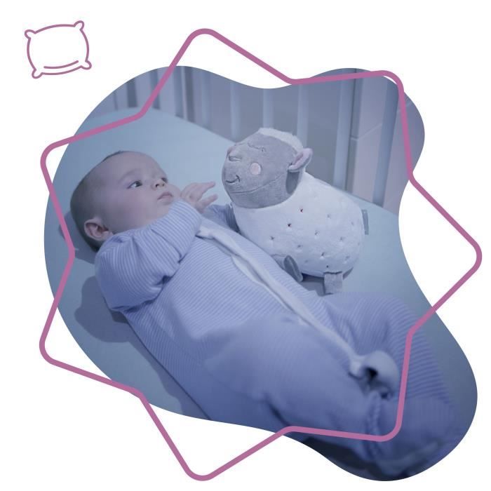 BADABULLE Nightlight Sheep Plush