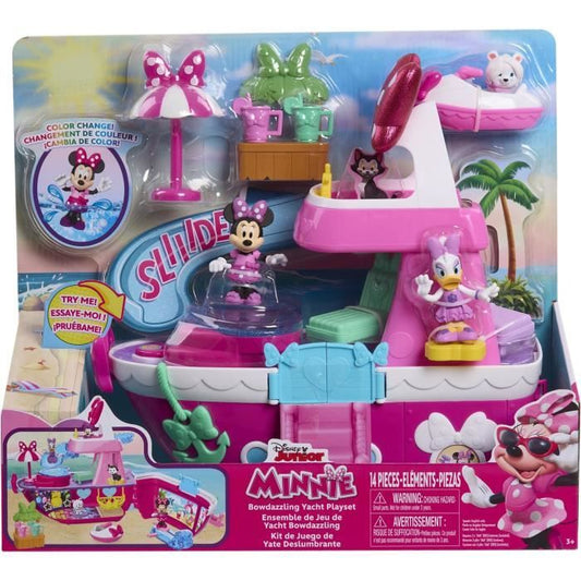 Interactive toy - DISNEY MINNIE MOUSE - Minnie's Yacht - Yacht with 14 accessories, changing outfits and swimming pool