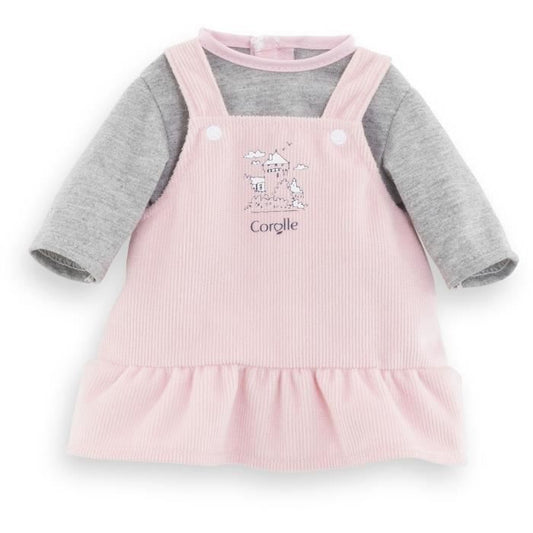 Dress and T-Shirt Banks of the Loire - COROLLE - Clothing - For 30cm Doll - From 18 months