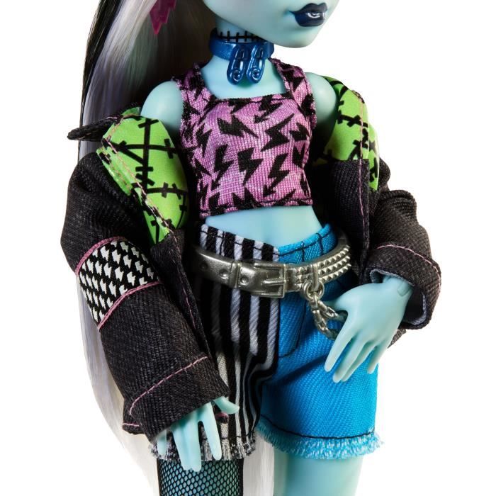 Monster High Frankie Stein Doll with Animal and Accessories HXH73