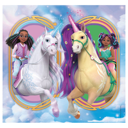 Unicorn Academy puzzle 3x48pcs