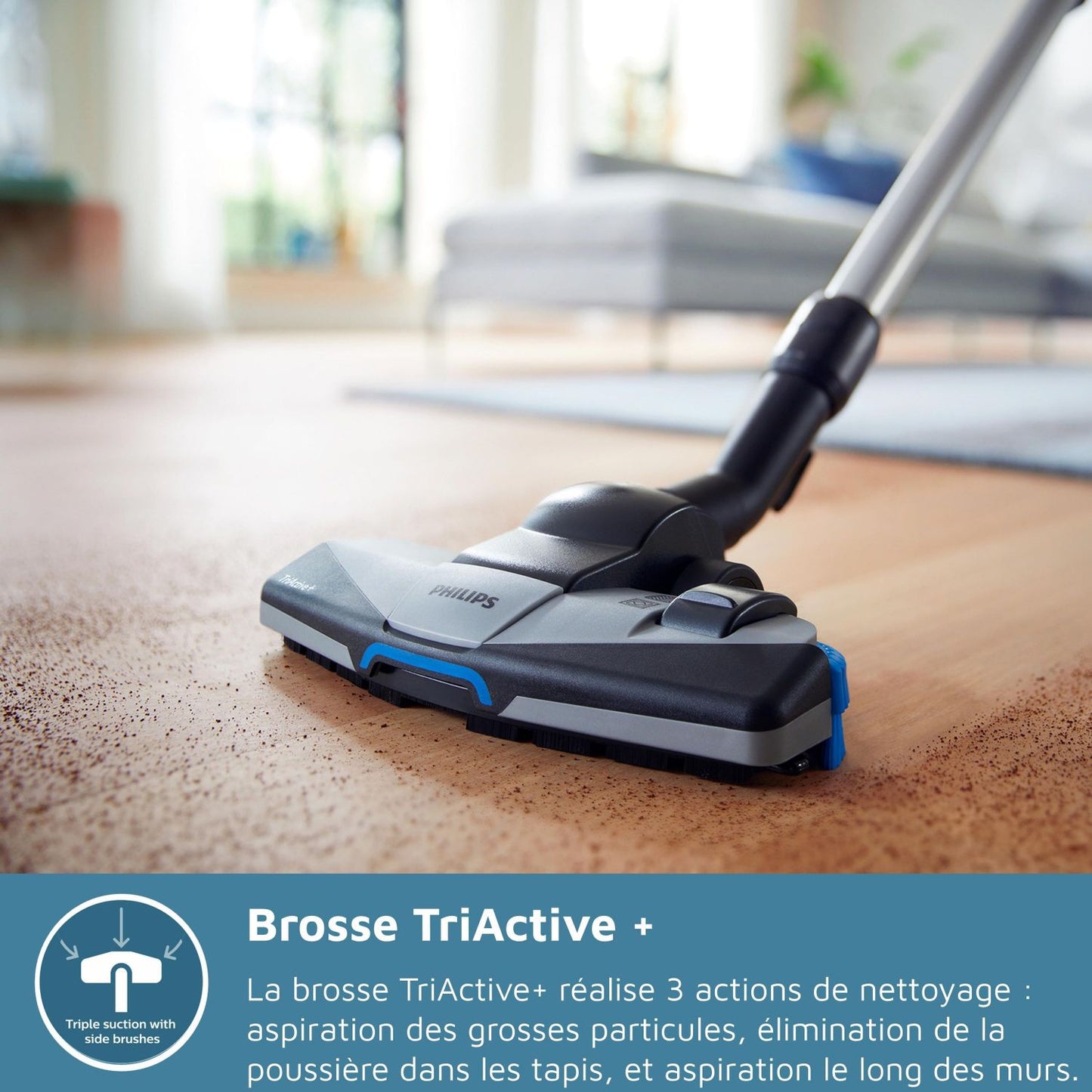 Philips FC9729/09 Powerpro PowerPro Expert Bag Without Bag - 650W - 76 DB - A - Red