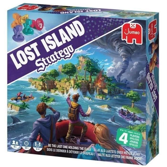 STRATEGO LOST ISLAND - Strategy game - DUJARDIN - Find the hidden flag before it disappears!