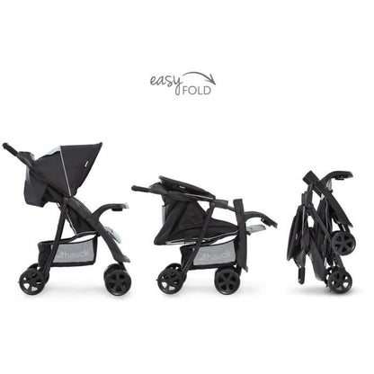 HAUCK Neo II Shopper Cane Stroller - Silver caviar