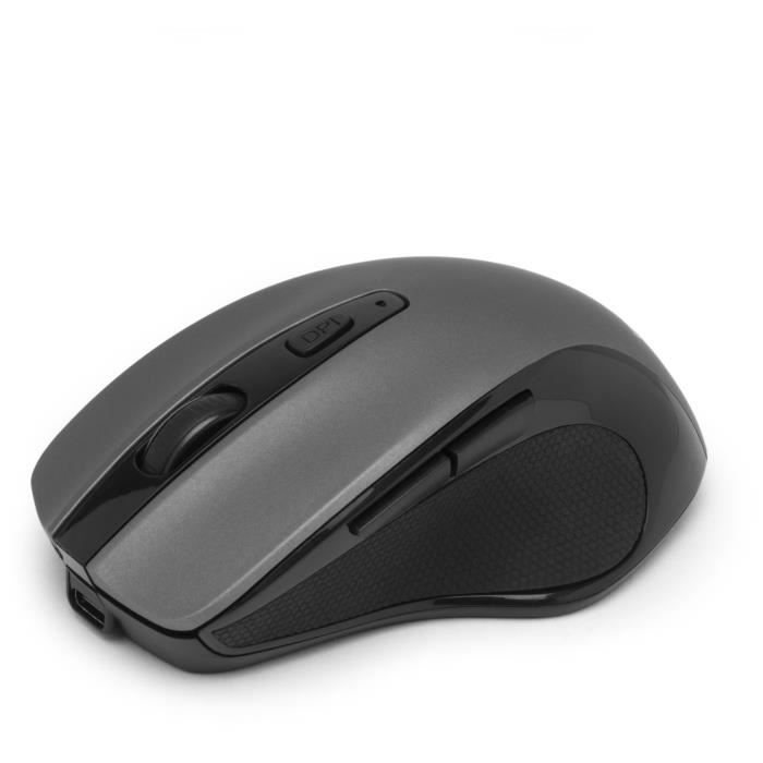 Wireless Mouse - BLUESTORK - OFFICE 75 - Rechargeable - PC/MAC - Grey