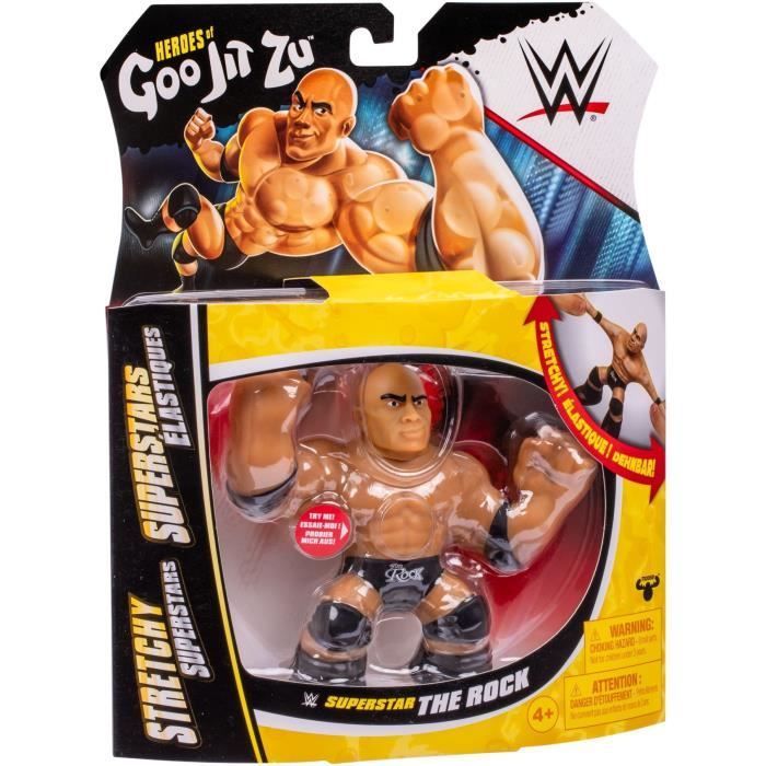 Stretchable figure - GOO JIT ZU WWE - The Rock - 11 cm - Elastic texture - Stretchable 3x