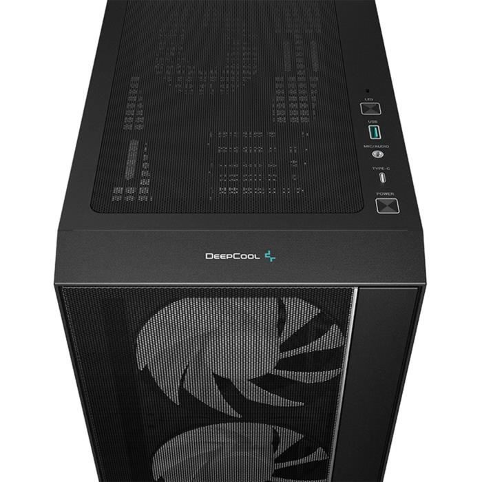 PC case - DEEPCOOL - MATREXX 55 V4 Mesh C - Mid-tower - ATX - Tempered glass - Mesh front - ARGB - Black