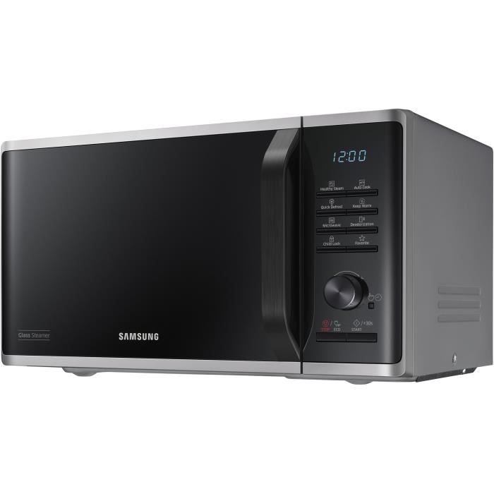 Solo microwave - Samsung - MS23K3555es - Stainless steel - 23L - Electronic control + button - Hold holder function