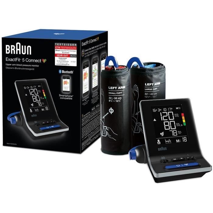 Braun Blood Pressure Monitor ExactFit 5 Connect Smart Blood Pressure Monitor - BUA6350EU