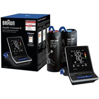 Braun Blood Pressure Monitor ExactFit 5 Connect Smart Blood Pressure Monitor - BUA6350EU