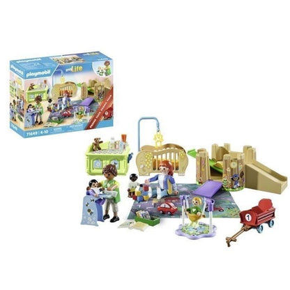 PLAYMOBIL 71649 Baby Care Assistant, My Life, Promo Pack, 74 pieces, Ages 4+