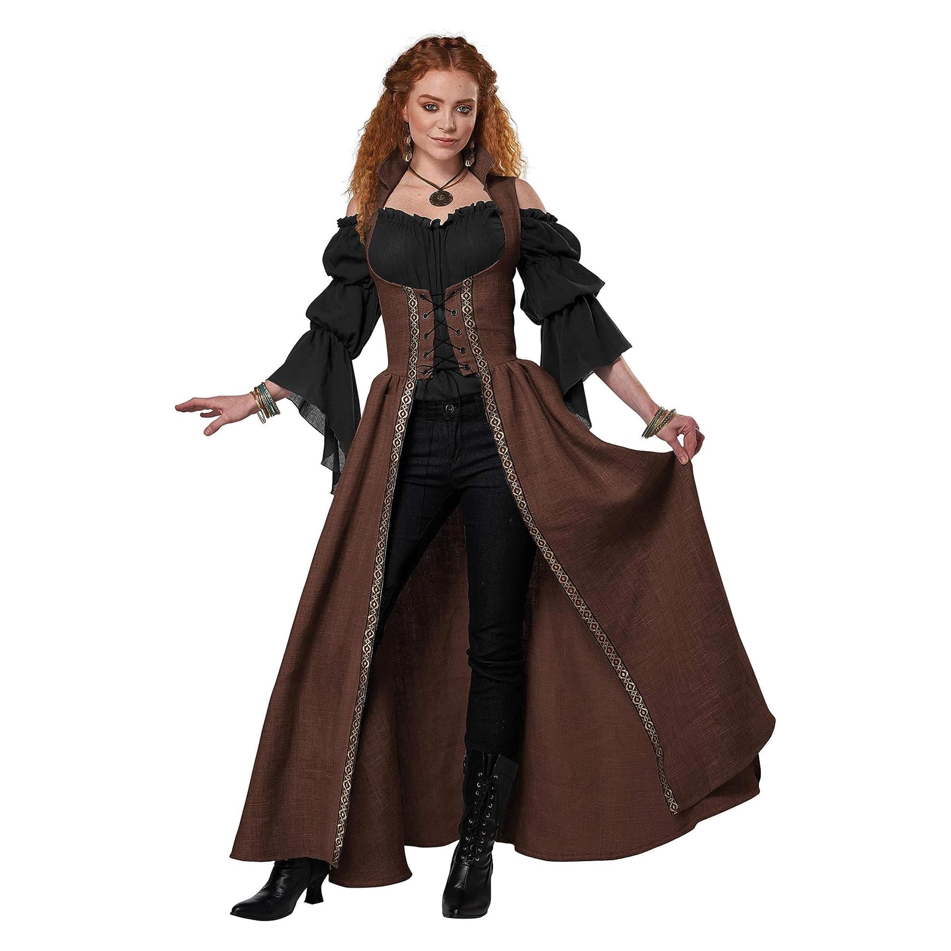 Medieval Overdress Adult Womens Costume | L/XL