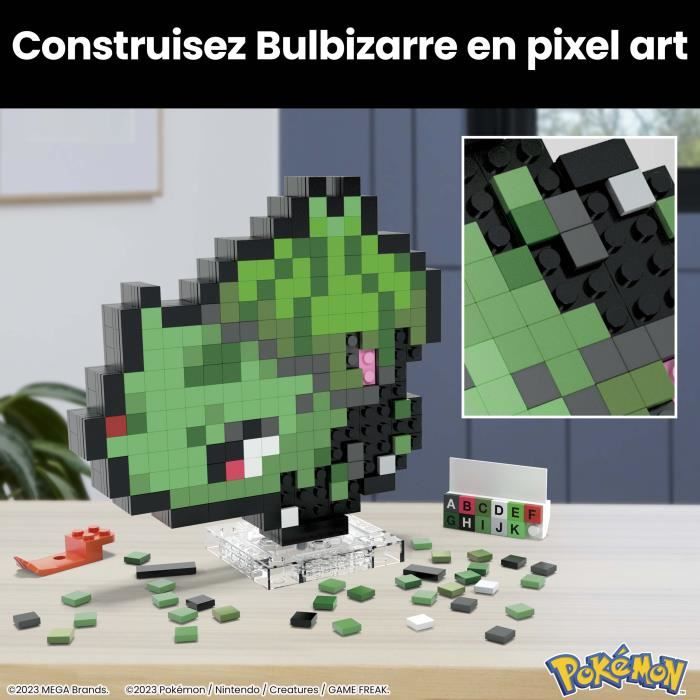 MEGA-Pokémon-Bulbizarre-Retro Building Set 374 pieces - MEGA Pokémon - HTH75
