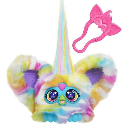 Furby Furblets Zee-Bah, Mini Electronic Plush for Girls and Boys, 45+ Sounds, Ages 6 and Up, Series 4, Hasbro